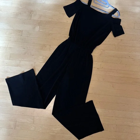 Karen Kane Off The Shoulder Adjustable Strap Jumpsuit ,XS,  GD1178 - Picture 2 of 4